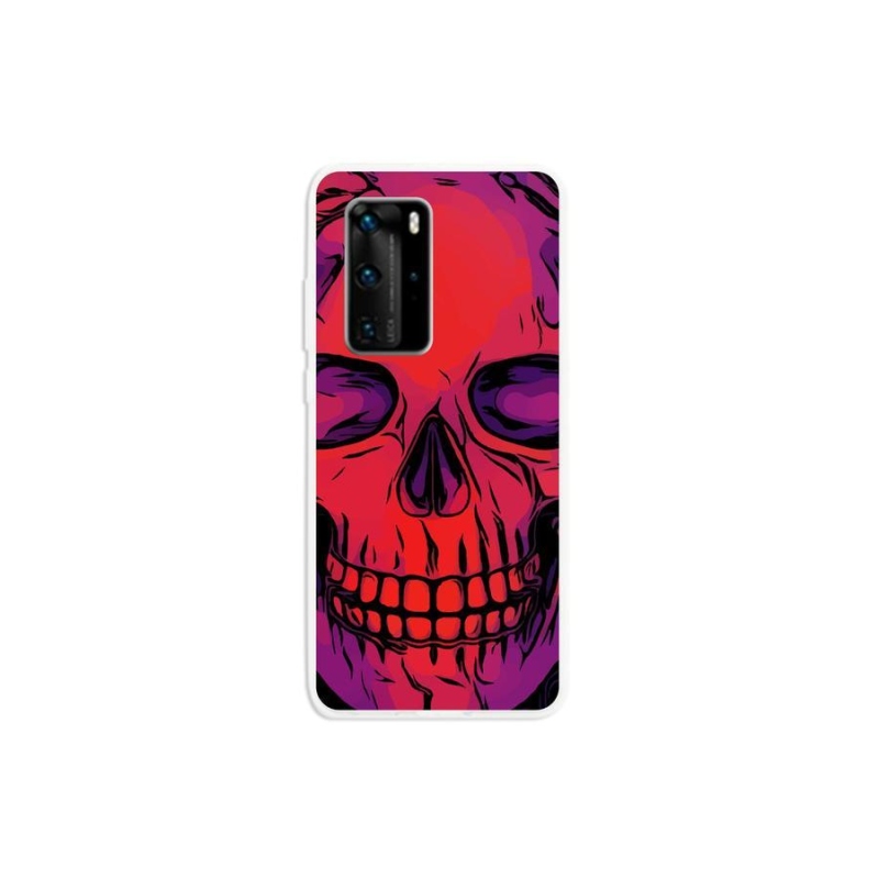 Gél tok mmCase mobil Huawei P40 Pro - koponya
