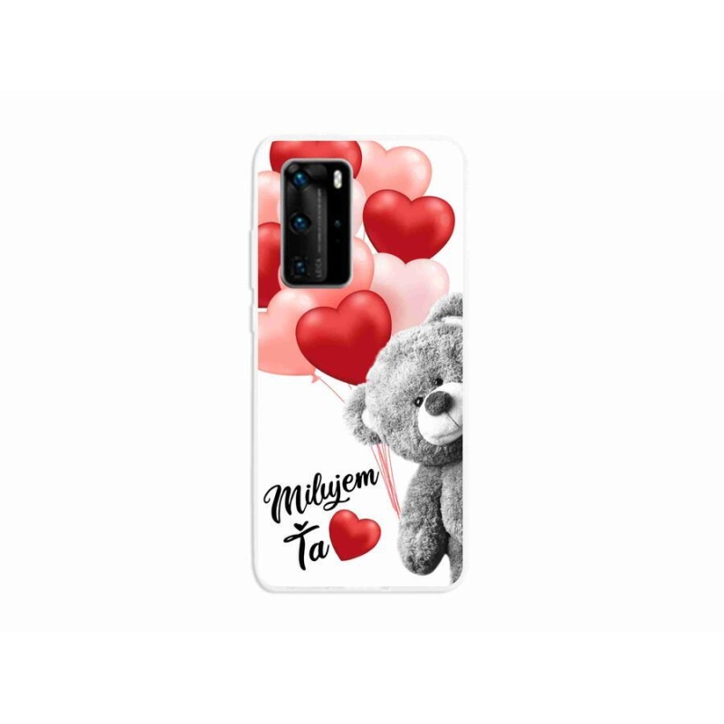 Gél tok mmCase mobil Huawei P40 Pro - I love you