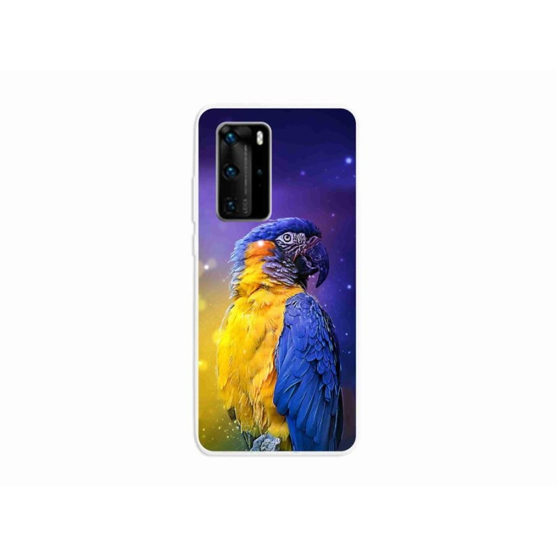 Gél tok mmCase mobil Huawei P40 Pro - papagáj ara 1