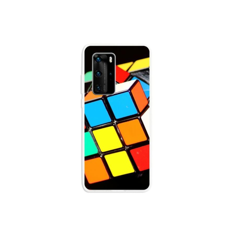 Gél tok mmCase mobil Huawei P40 Pro - Rubik-kocka - mmCase mobilhoz