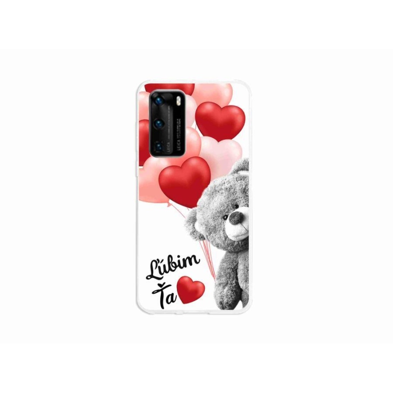 Gél tok mmCase a mobil Huawei P40 - I love you en