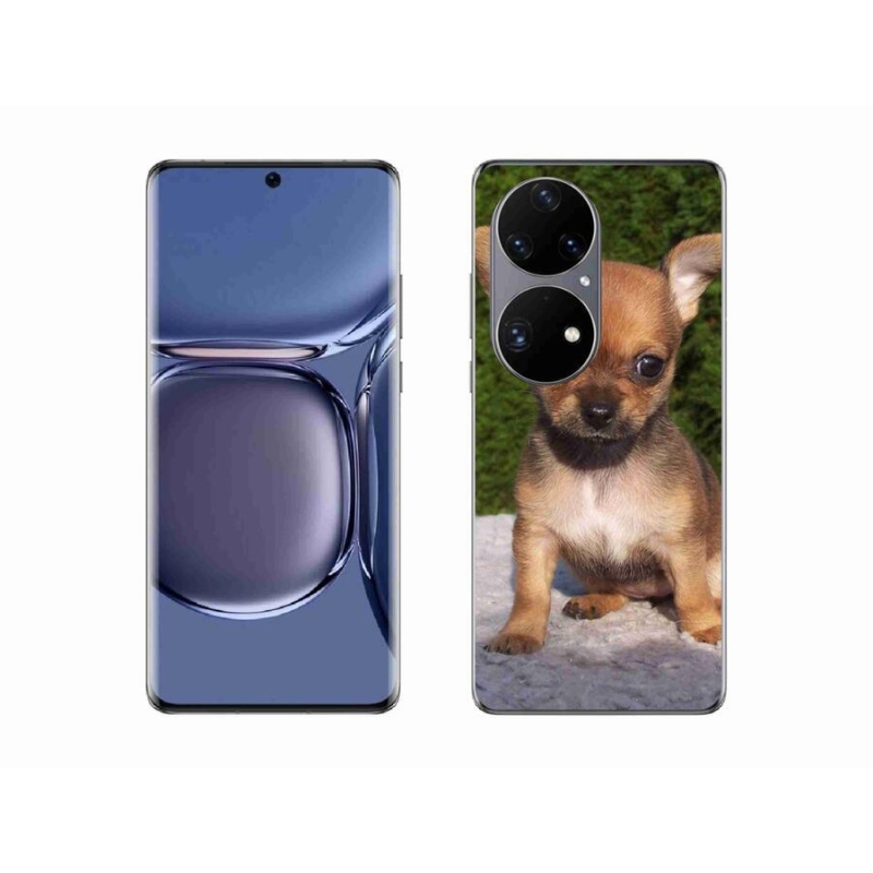 Gél tok mmCase mobil Huawei P50 Pro - chihuahua 3