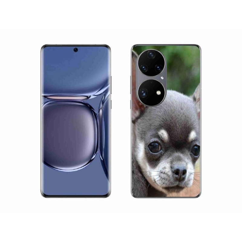 Gél tok mmCase a mobil Huawei P50 Pro - chihuahua számára