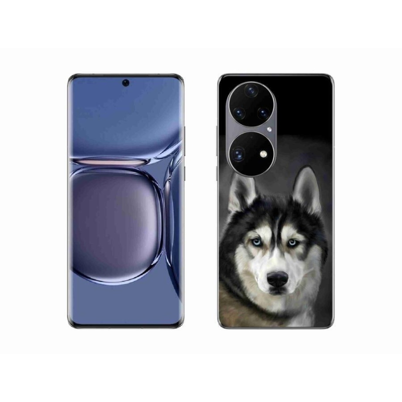 Gél tok mmCase mobil Huawei P50 Pro - husky