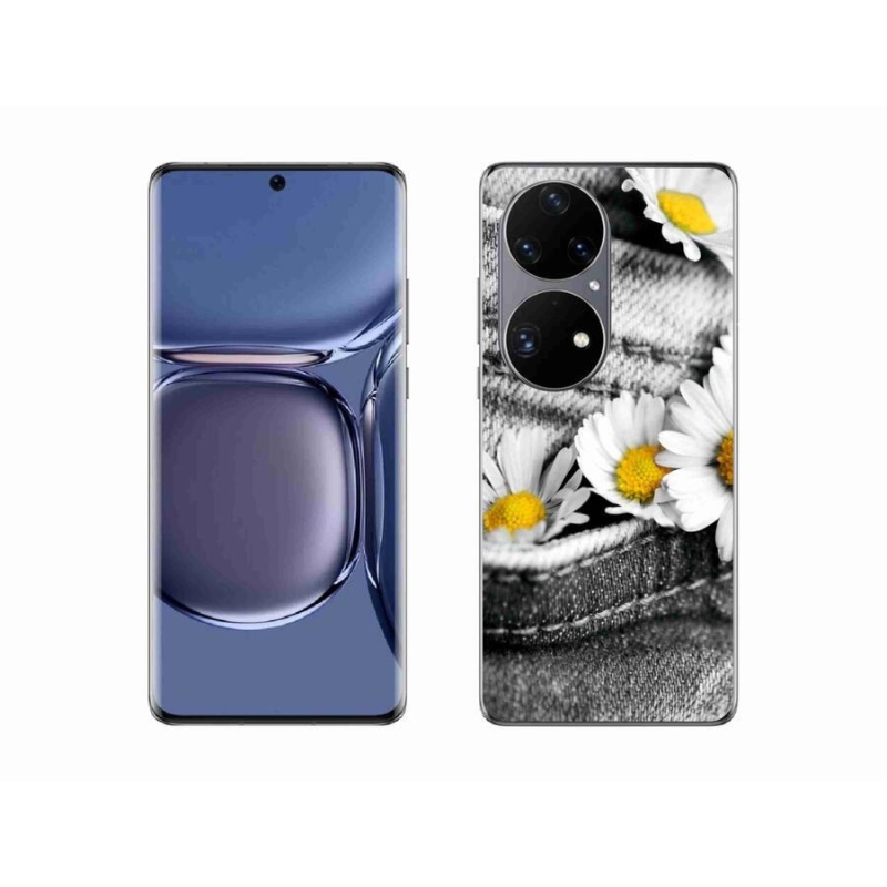 Gél tok mmCase a mobil Huawei P50 Pro - Százszorszépek számára