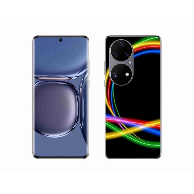 Gél tok mmCase a mobil Huawei P50 Pro - neon körökhöz