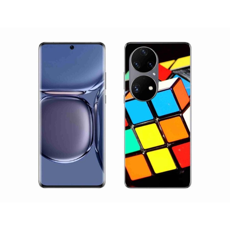 Gél tok mmCase mobil Huawei P50 Pro - Rubik-kocka - mmCase mobilhoz