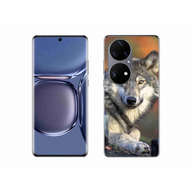 Gél tok mmCase mobil Huawei P50 Pro - farkas