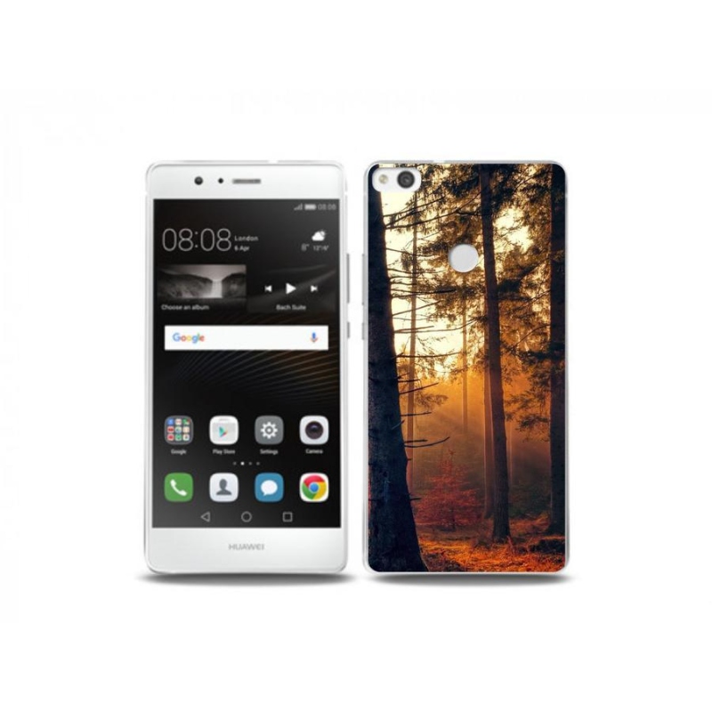 Gél tok mmCase a Huawei P9 Lite (2017) számára - erdő