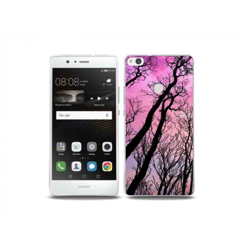 Gél tok mmCase a Huawei P9 Lite (2017) számára - kidőlt fák