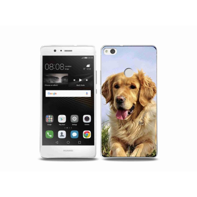 Gél tok mmCase a mobil Huawei P9 Lite (2017) - arany retrieverhez