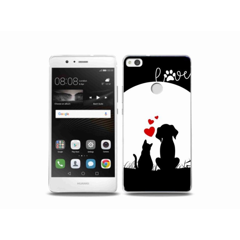 Gél tok mmCase a Huawei P9 Lite (2017) számára - állati szeretet