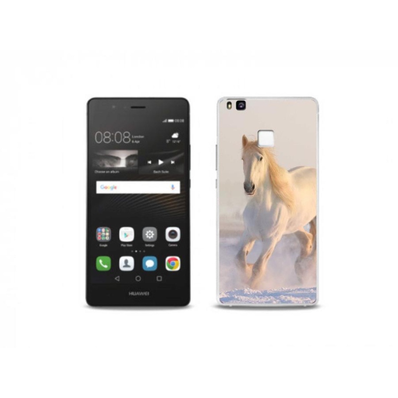 Gél tok mmCase mobil Huawei P9 Lite - ló a hóban
