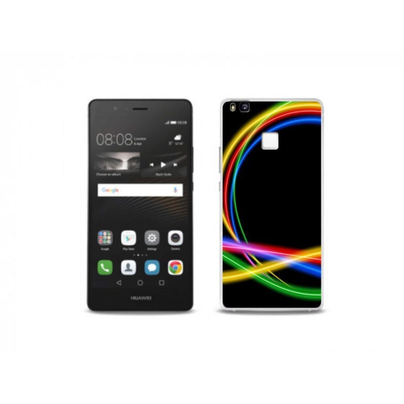 Gél tok mmCase a Huawei P9 Lite készülékhez - neon körök