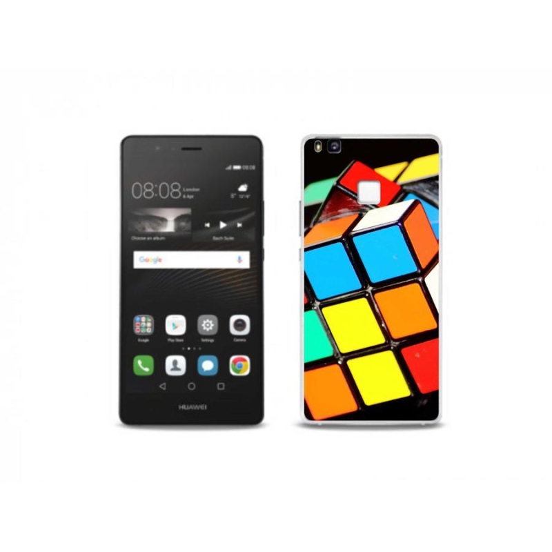 Gél tok mmCase mobil Huawei P9 Lite - Rubik kocka