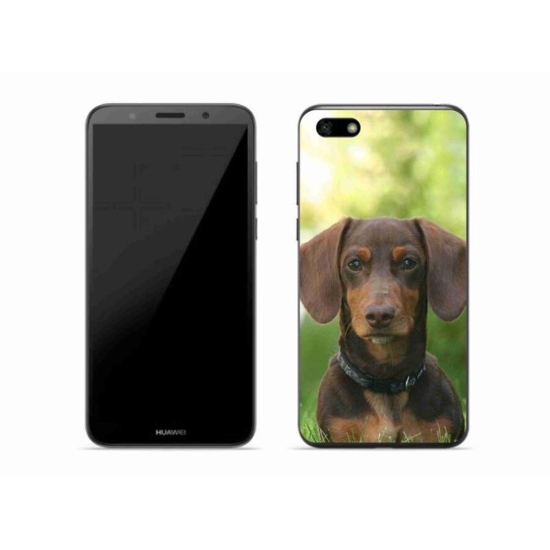 Gél tok mmCase mobiltelefonhoz Huawei Y5 (2018) - barna tacskó