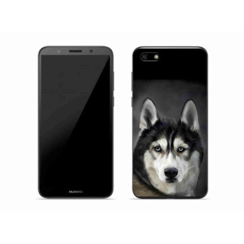 Gél tok mmCase mobil Huawei Y5 (2018) - husky