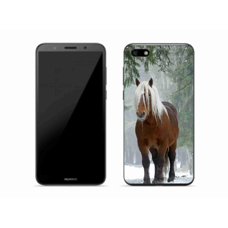 Gél tok mmCase mobil Huawei Y5 (2018) - ló az erdőben