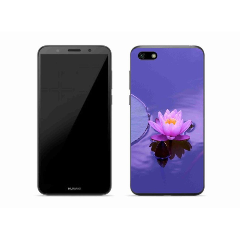 Gél tok mmCase mobil Huawei Y5 (2018) - virág a felületen