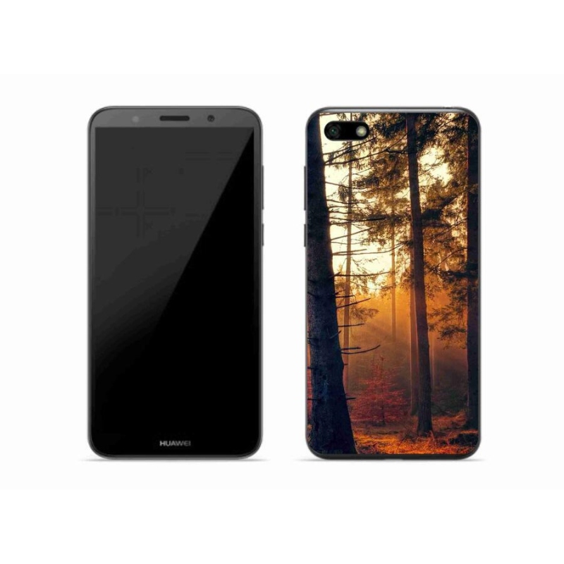 Gél tok mmCase a Huawei Y5 (2018) számára - erdő