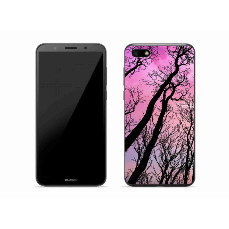 Gél tok mmCase a mobil Huawei Y5 (2018) - kidőlt fákhoz