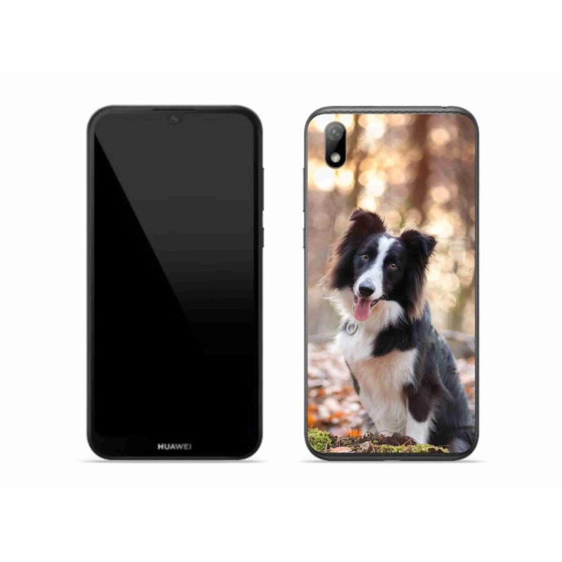 Gél tok mmCase a mobil Huawei Y5 (2019) - border colie 1