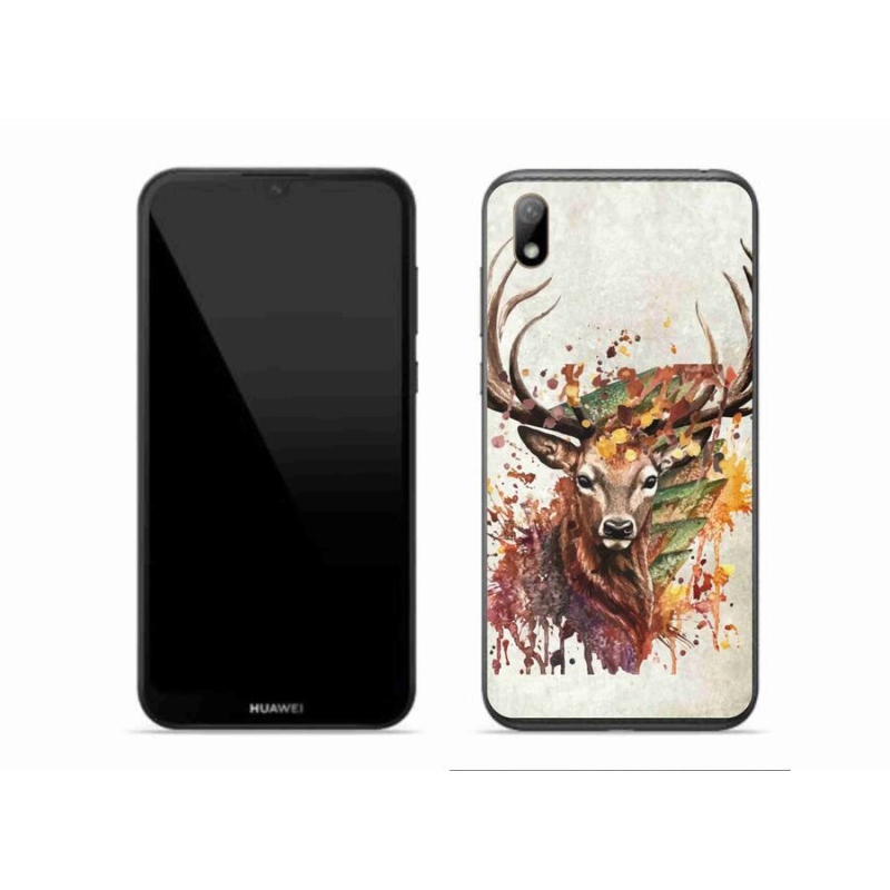 Gél tok mmCase a mobil Huawei Y5 (2019) - szarvas 1