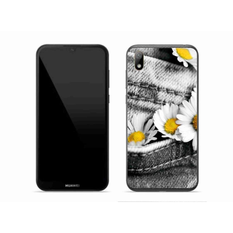 Gél tok mmCase a mobil Huawei Y5 (2019) - margarétákhoz