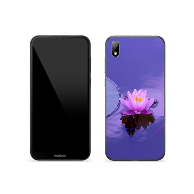 Gél tok mmCase mobil Huawei Y5 (2019) - virág a felületen