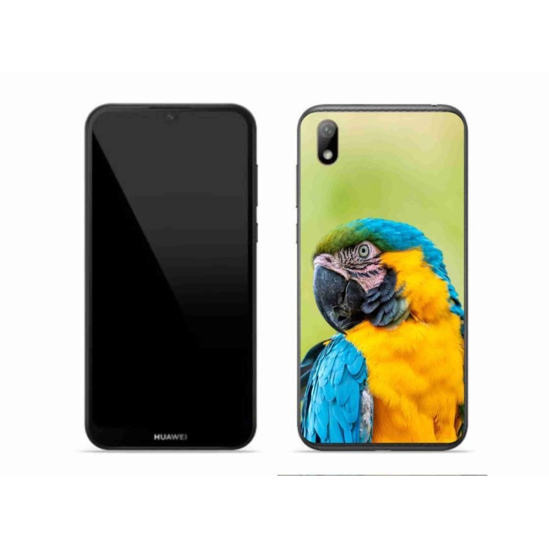 Gél tok mmCase mobil Huawei Y5 (2019) - papagáj ara 2
