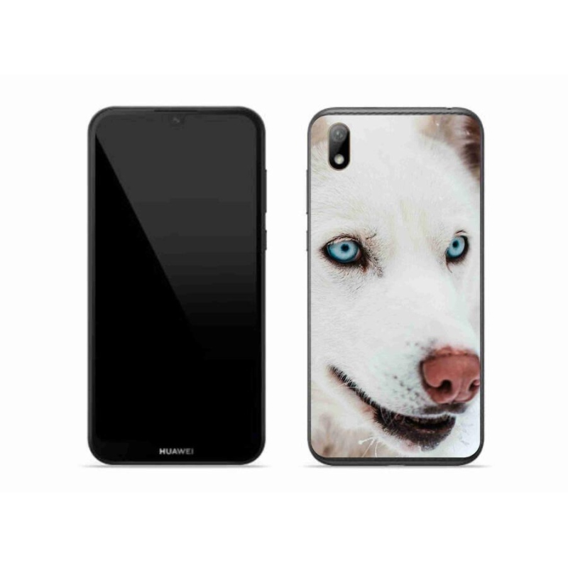 Gél tok mmCase a Huawei Y5 (2019) számára - kutyaszemmel nézve