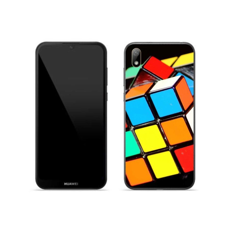 Gél tok mmCase mobil Huawei Y5 (2019) - Rubik-kocka