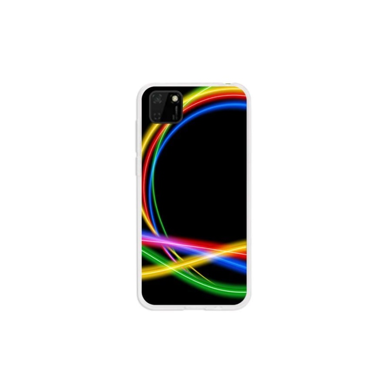Gél tok mmCase a mobil Huawei Y5p - neon körökhöz