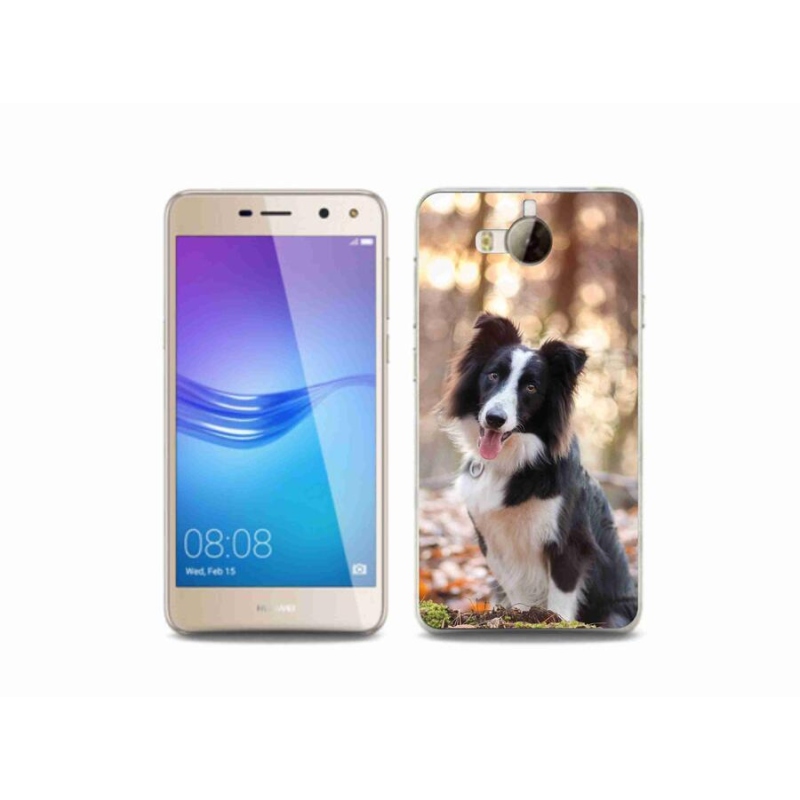 Gél tok mmCase a mobil Huawei Y6 (2017) - border colie 1