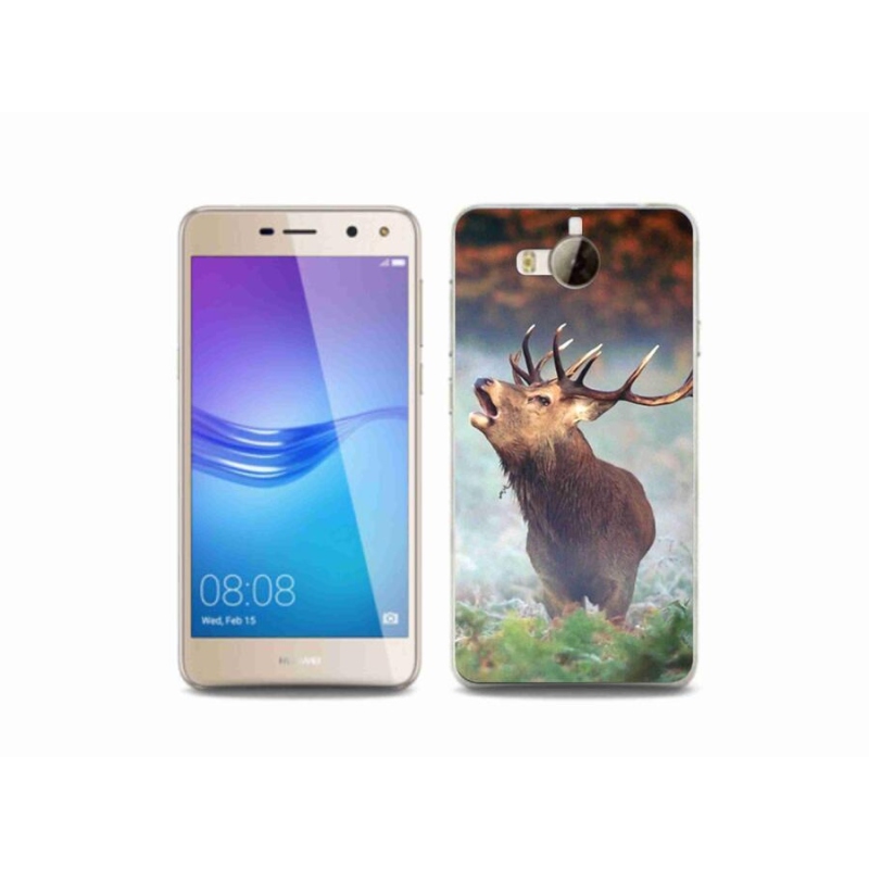 Gél tok mmCase mobil Huawei Y6 (2017) - szarvas 2