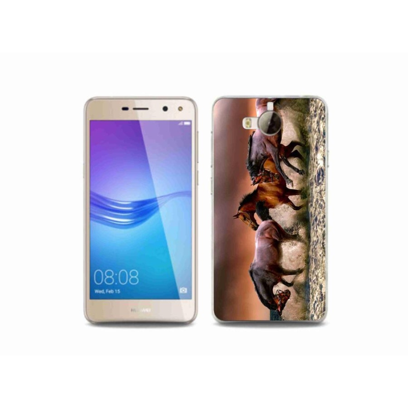 Gél tok mmCase a mobil Huawei Y6 (2017) - lovak 1