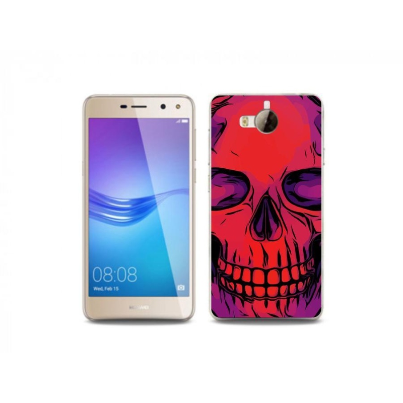 Gél tok mmCase mobil Huawei Y6 (2017) - koponya