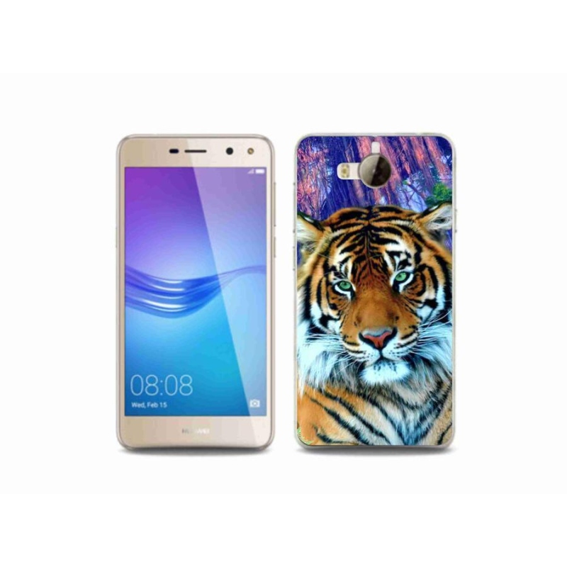 Gél tok mmCase mobil Huawei Y6 (2017) - tigris
