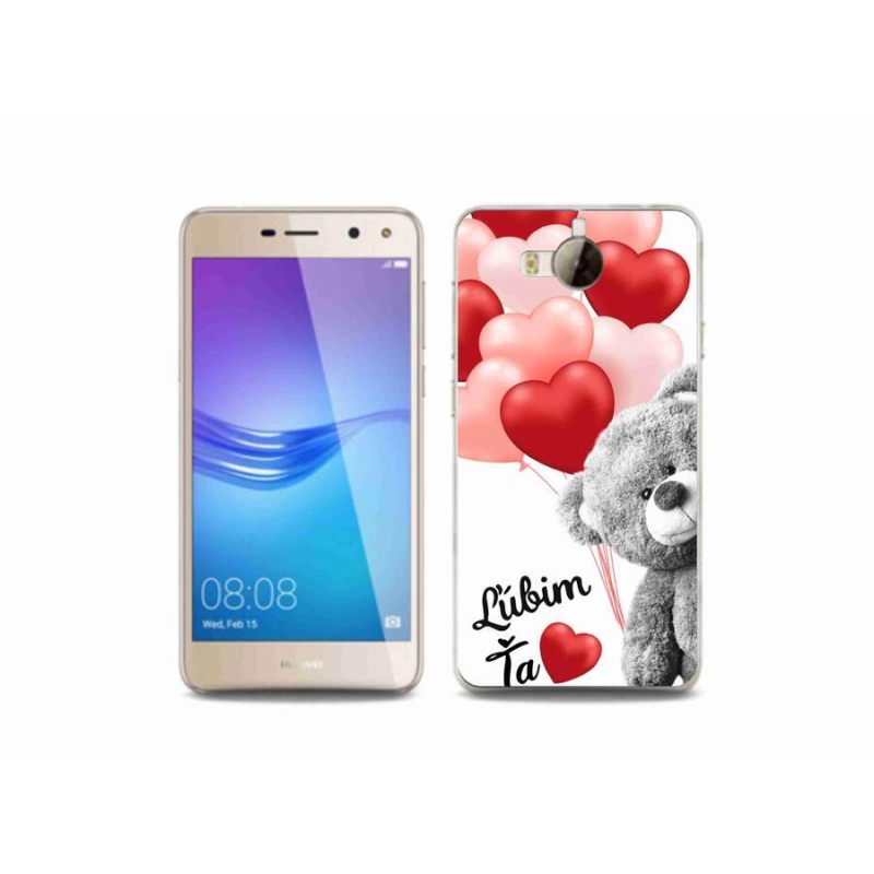 Gél tok mmCase a mobil Huawei Y6 (2017) - I love you en