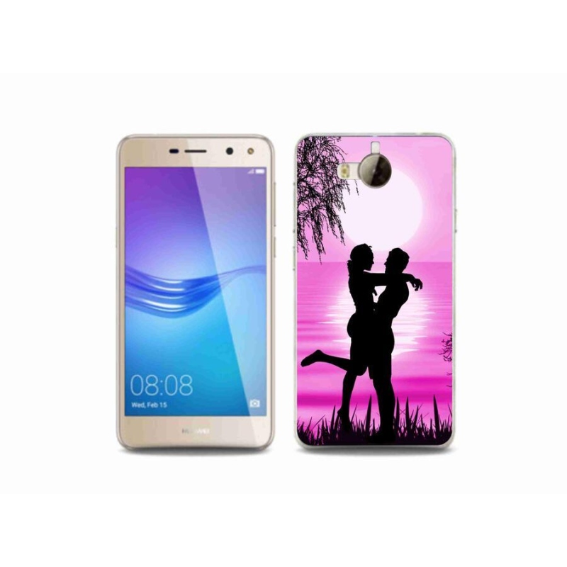 Gél tok mmCase a mobil Huawei Y6 (2017) - naplementében