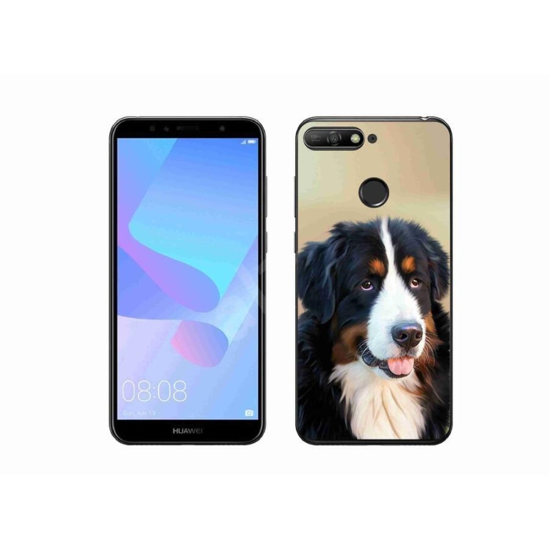 Gél tok mmCase a mobil Huawei Y6 Prime 2018 - Berni hegyi kutya mobilhoz