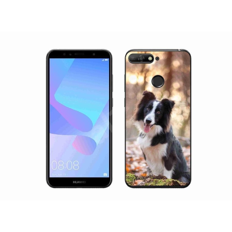 Gél tok mmCase mobil Huawei Y6 Prime 2018 - border colie 1