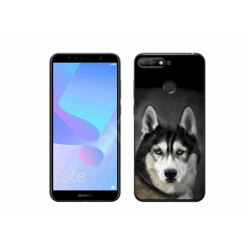 Gél tok mmCase mobil Huawei Y6 Prime 2018 - husky
