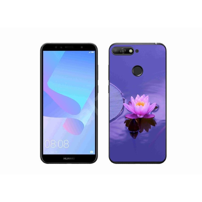 Gél tok mmCase mobil Huawei Y6 Prime 2018 - virág a felszínen