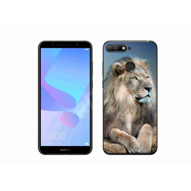 Gél tok mmCase a Huawei Y6 Prime (2018) számára - Lion 1