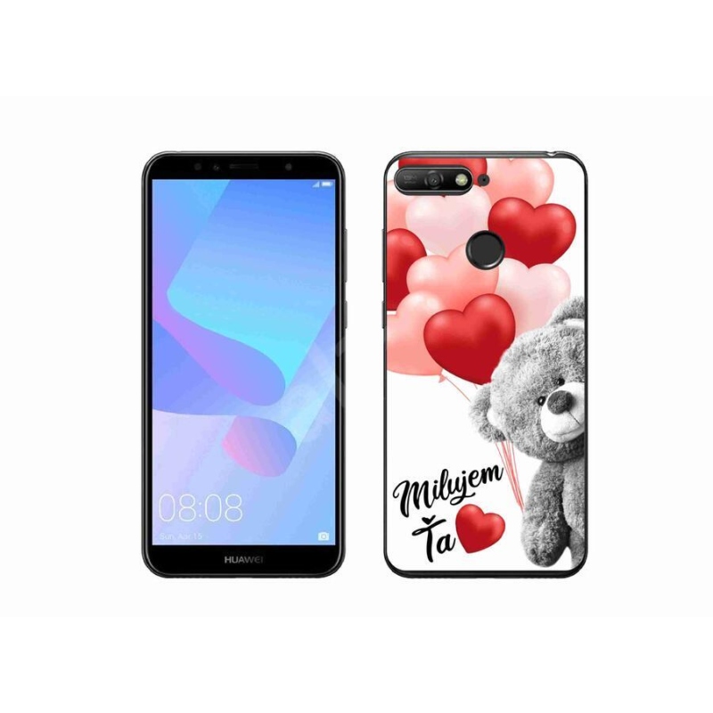 Gél tok mmCase a Huawei Y6 Prime (2018) számára - I love you