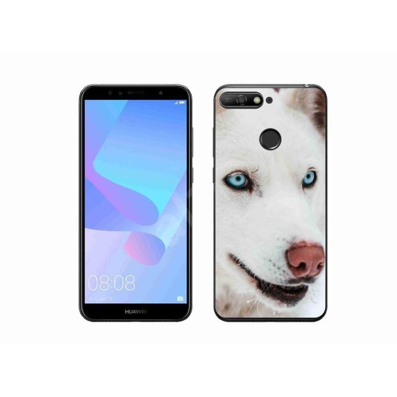 Gél tok mmCase a Huawei Y6 Prime 2018-hoz - kutyaszemmel nézve