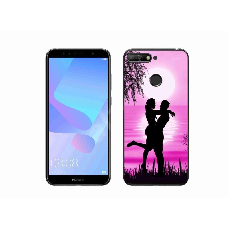 Gél tok mmCase a Huawei Y6 Prime (2018) számára - naplemente