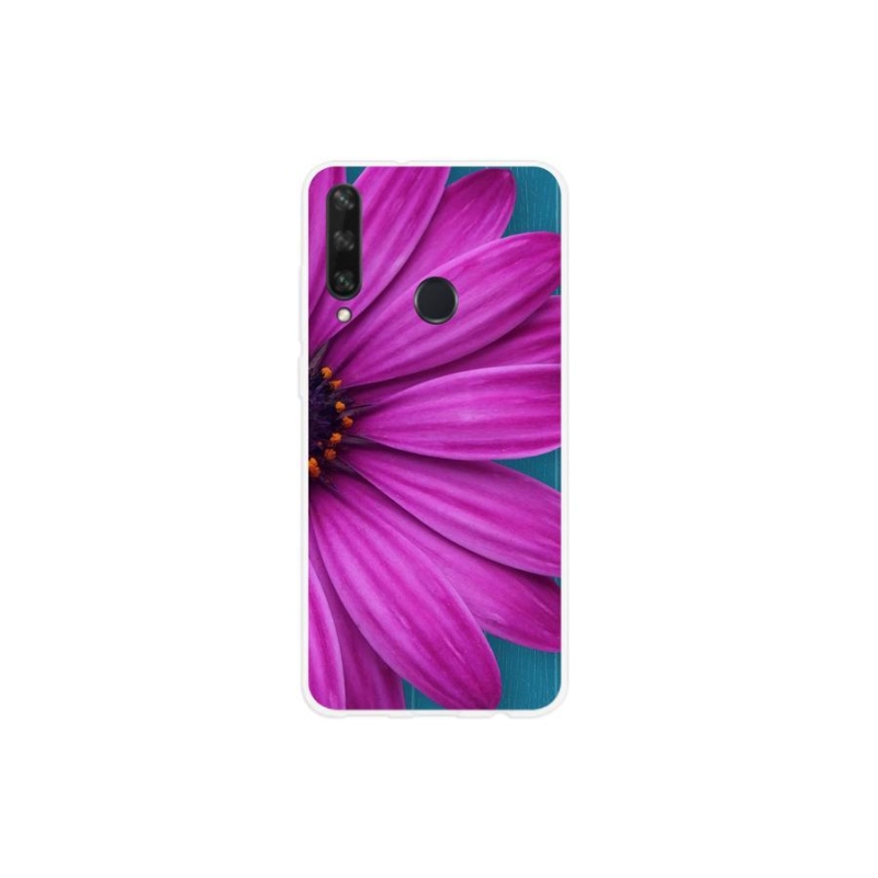 Gél tok mmCase mobil Huawei Y6p - lila margaréta