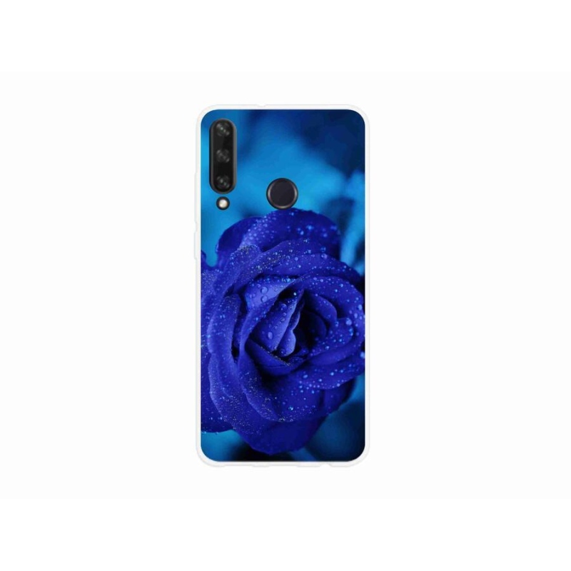 Gél tok mmCase mobil Huawei Y6p - kék rózsa